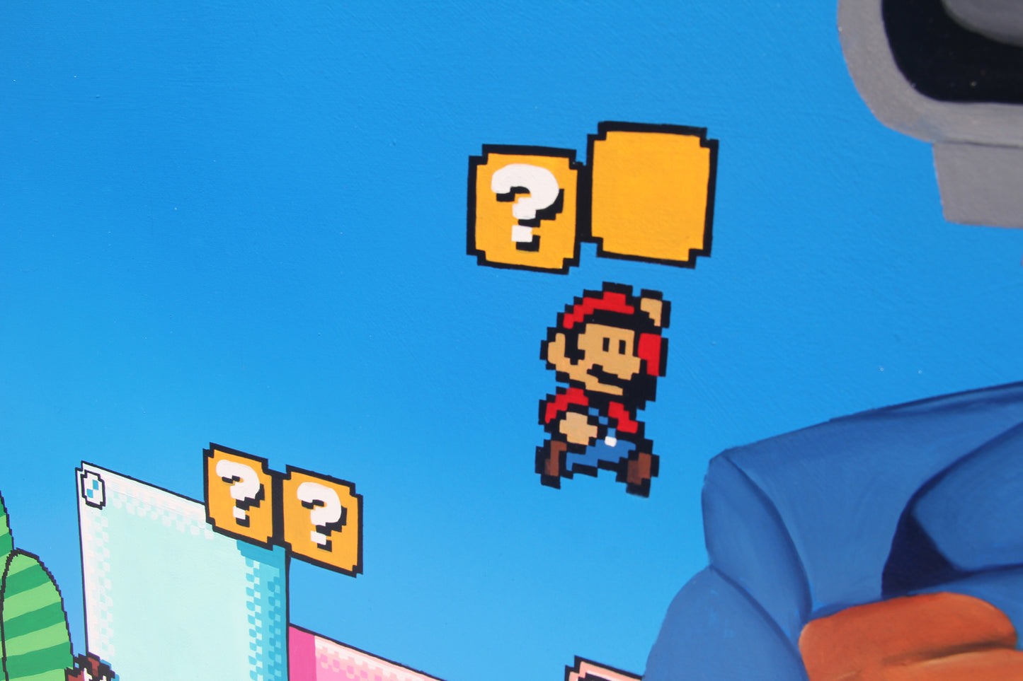 Fire Fist Mario 8-bit