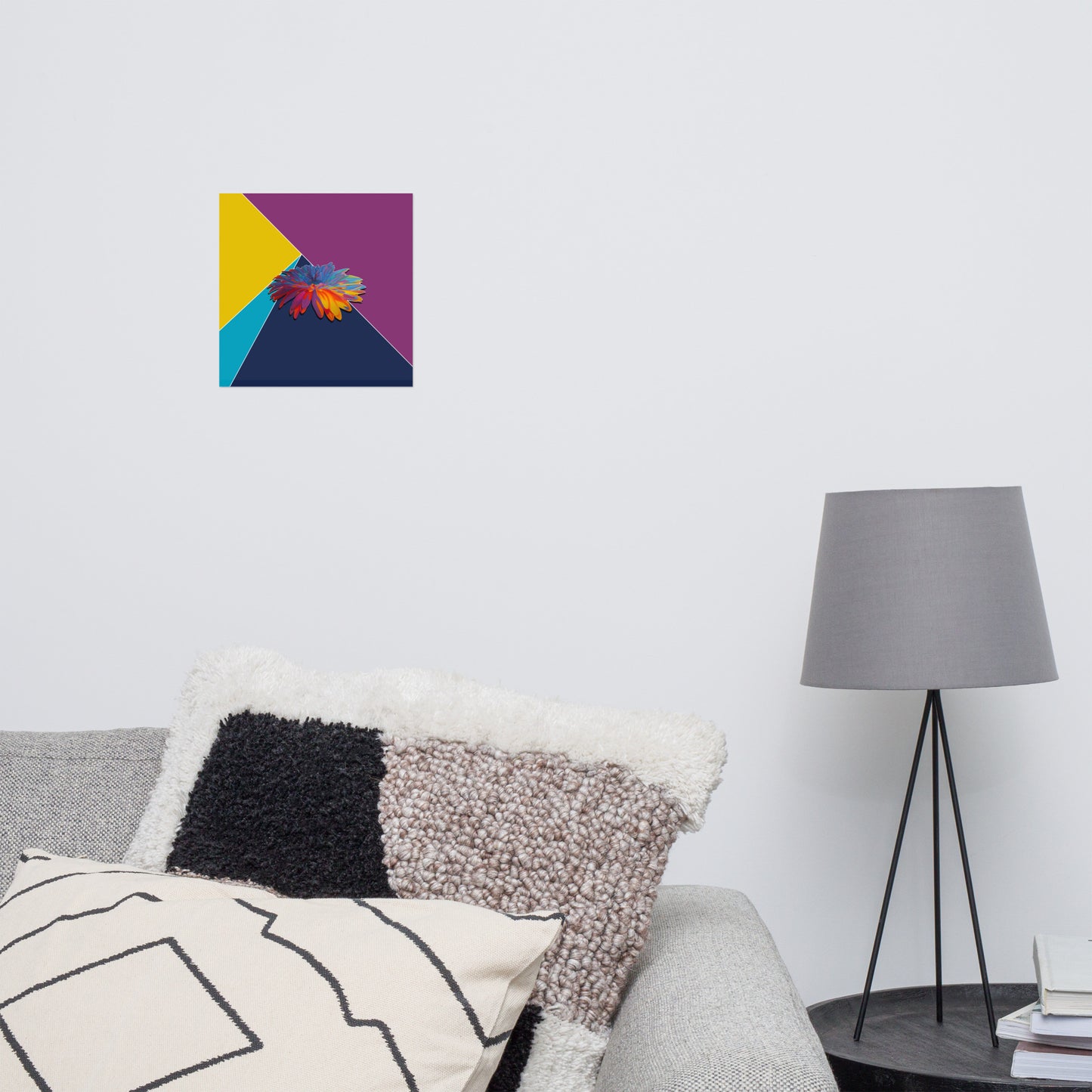 Colorburst Sunflower Poster