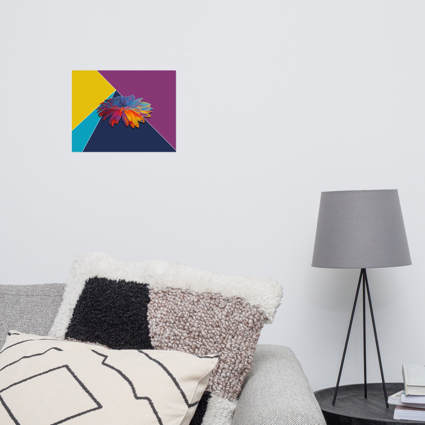 Colorburst Sunflower Poster