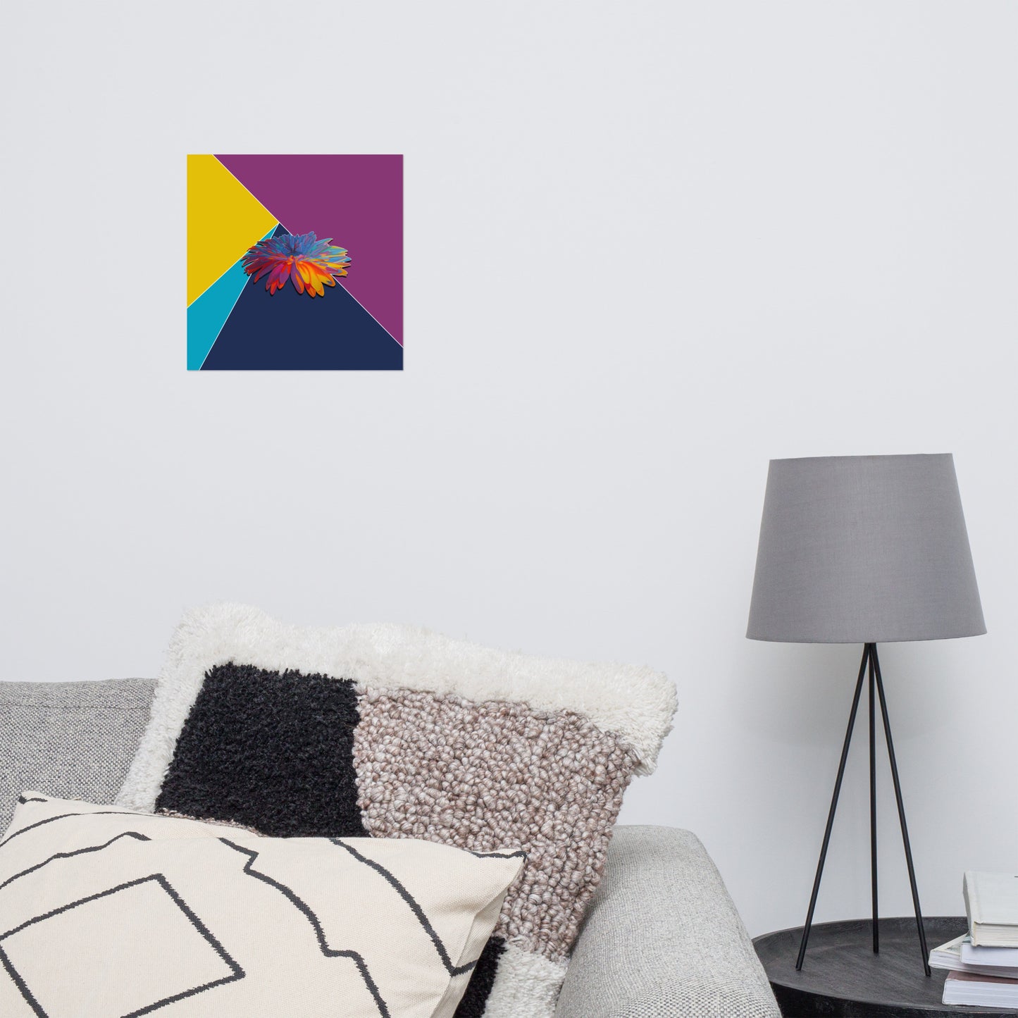 Colorburst Sunflower Poster