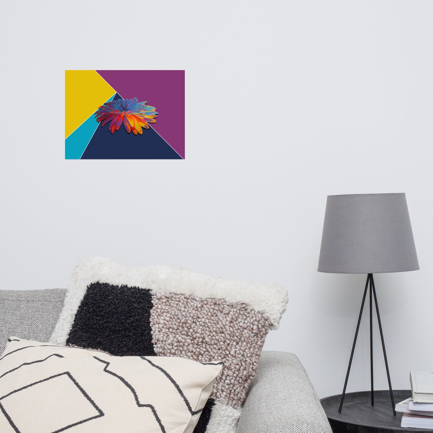 Colorburst Sunflower Poster