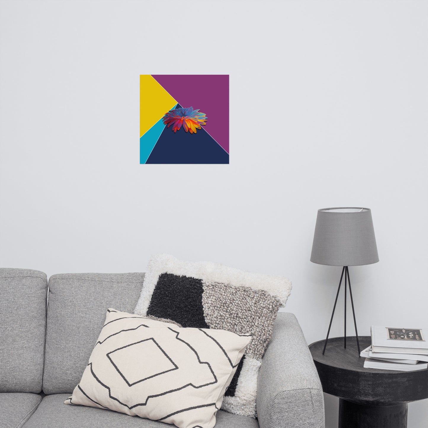 Colorburst Sunflower Poster