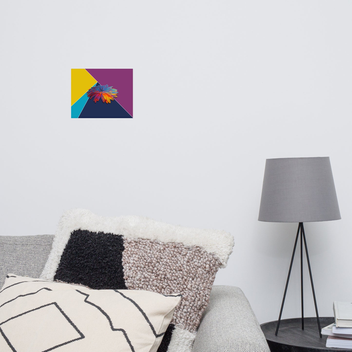 Colorburst Sunflower Poster