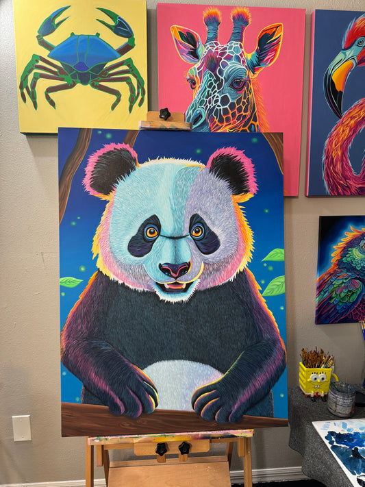 Polaris Panda Original Painting