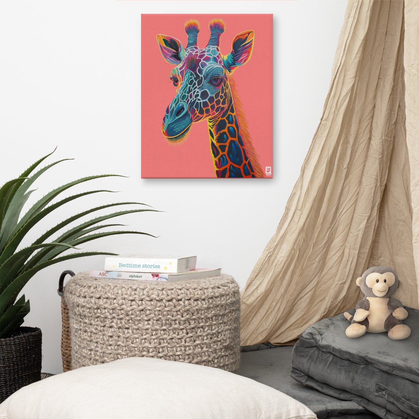 Geoffrey Giraffe Print A